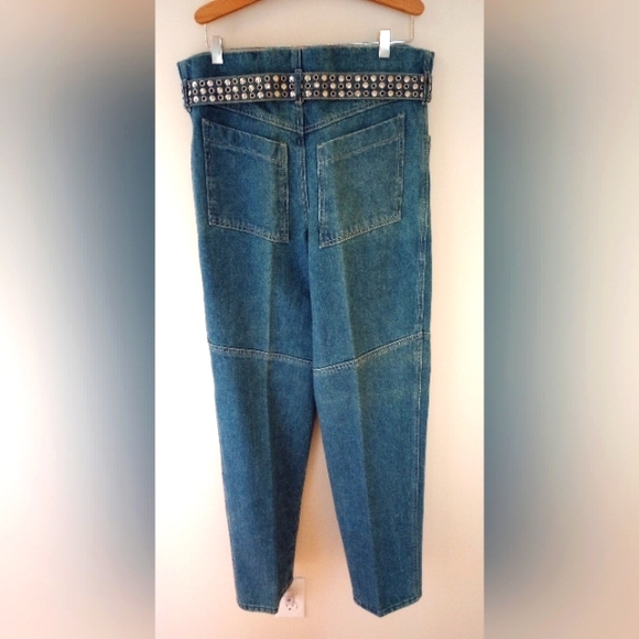 VTG Bonjour Embellished Jeans With Belt Size:Small (6/8) - Picture 4 of 11